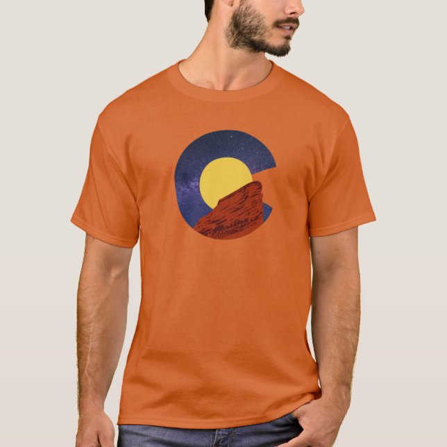 Red Rocks Amphitheater Morrison T-Shirt (Front)