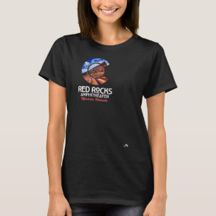 Red Rocks Amphitheatre - Colorado State Flag - Mor T-Shirt