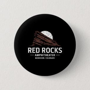 Red Rocks Amphitheatre Morrison Colorado Hiking So 6 Cm Round Badge