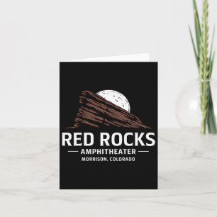 Red Rocks Amphitheatre Morrison Colorado Hiking So Card
