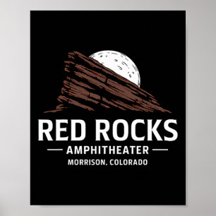 Red Rocks Amphitheatre Morrison Colorado Hiking So Poster