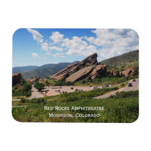 red rocks ampitheatre in Morrison Colorado Magnet