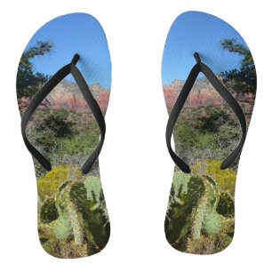 Red Rocks and Cacti I Flip Flops