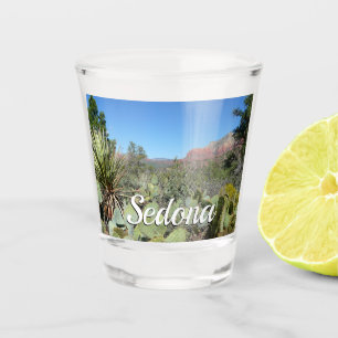 Red Rocks and Cacti I Shot Glass