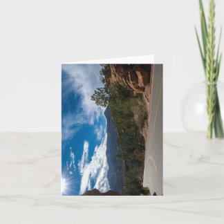 Red Rocks and the Rocky Mountains Card