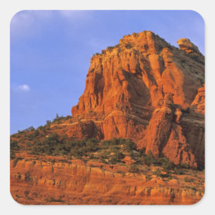 Red Rocks at Sterling Canyon in Sedona Arizona Square Sticker