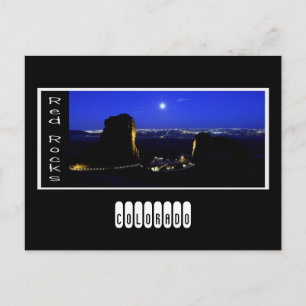 red rocks, COLORADO Postcard