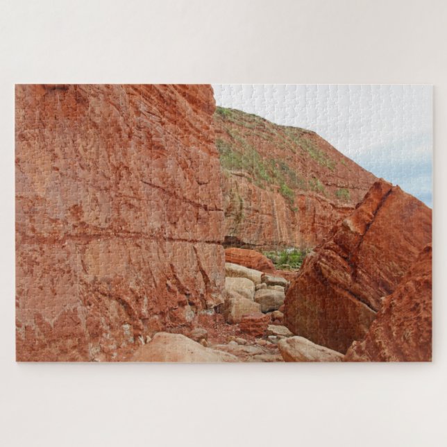 Red rocks, Devon, England 1014-pc Jigsaw Puzzle (Horizontal)