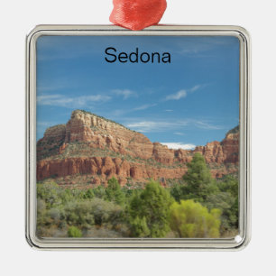 Red rocks in Sedona Metal Tree Decoration