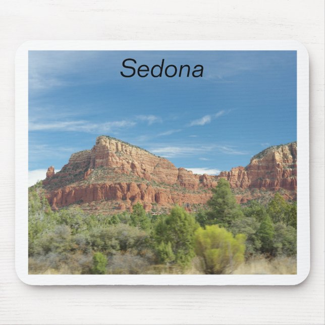 Red rocks in Sedona Mouse Mat (Front)