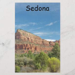 Red rocks in Sedona Stationery