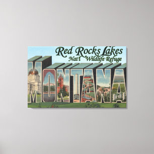 Red Rocks Lake Park, Montana Canvas Print