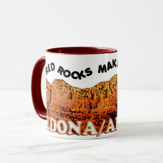 Red rocks make me happy Mug
