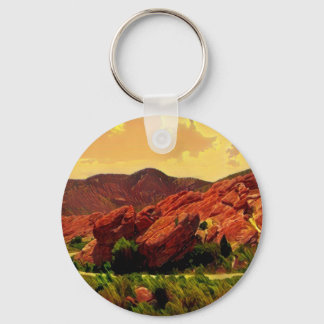 Red Rocks Park Denver Colorado Key Ring