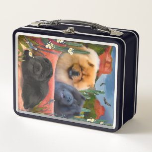RED ROCKS ROSAN Chow portrait  Metal Lunch Box