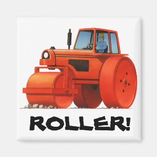 Red Roller Magnet