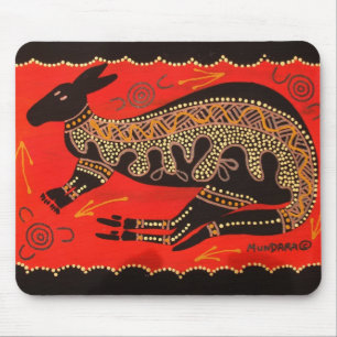 RED ROO MOUSE MAT