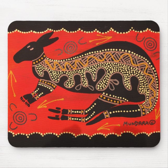 RED ROO MOUSE MAT (Front)