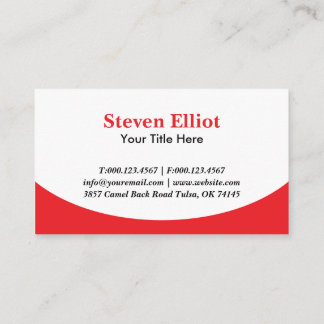Red Roofers Professional Roofing Service Business Card