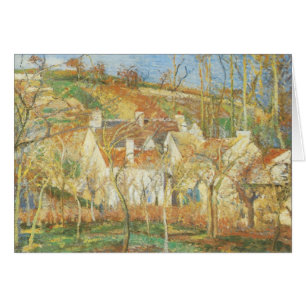 Red Roofs, Corner of a Village, Winter by Pissarro