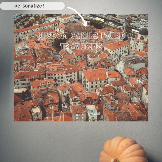 Red Roofs of Kotor (Montenegro) Poster (Creator Uploaded)