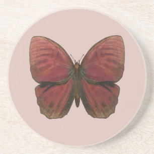 Red Rooster Butterfly Coaster