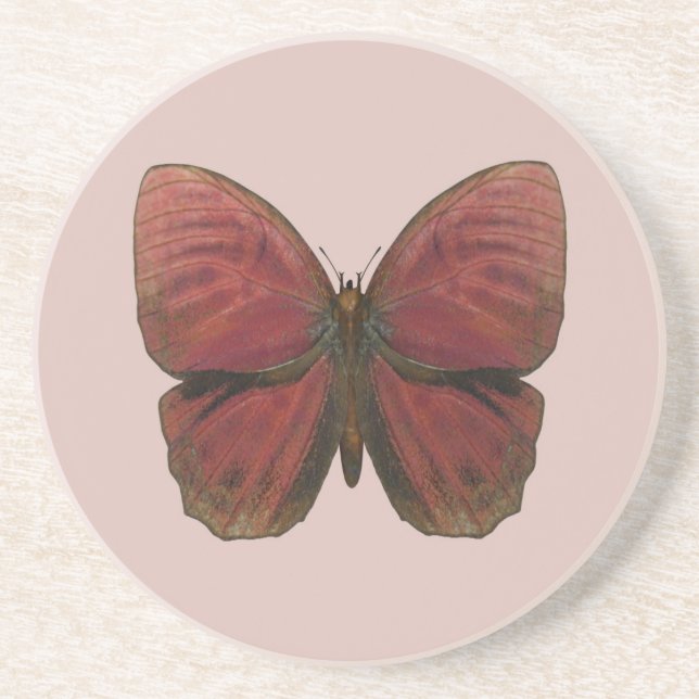 Red Rooster Butterfly Coaster (Front)