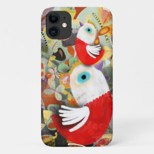 Red Rooster Chooks domesticated fowl iPhone 11 Case