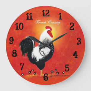 Red Rooster Clock