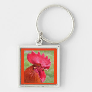 Red Rooster Keychain