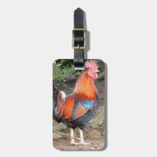 Red Rooster Luggage Tag