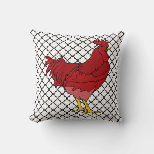 Red Rooster Pillow