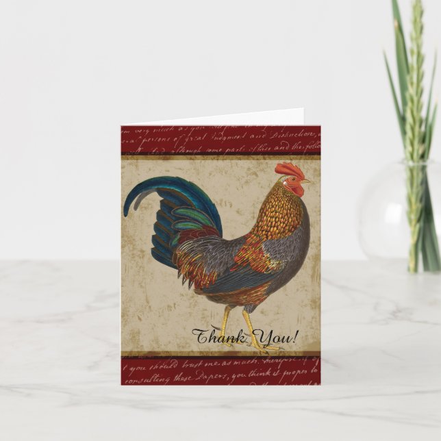 Red Rooster Thank You (Front)