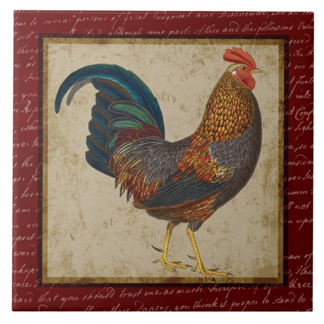 Red Rooster Tile (Front)