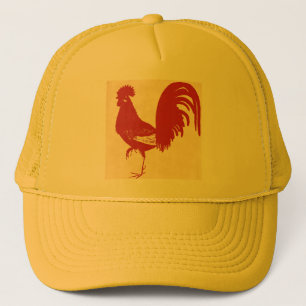 Red Rooster Trucker Hat