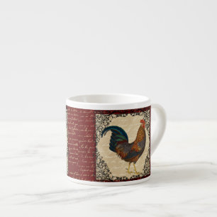 Red Rooster Vintage Espresso Cup