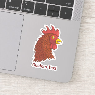 Red Rooster's Head