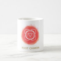 Red Root Chakra Symbol Intention  watercolor