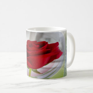 Red rose 2 coffee mug