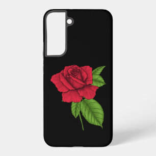 Red rose 2 samsung galaxy case