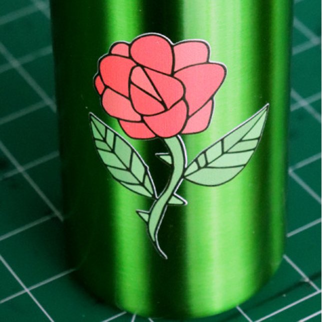 Red Rose 532 Ml Water Bottle (Creator Uploaded)