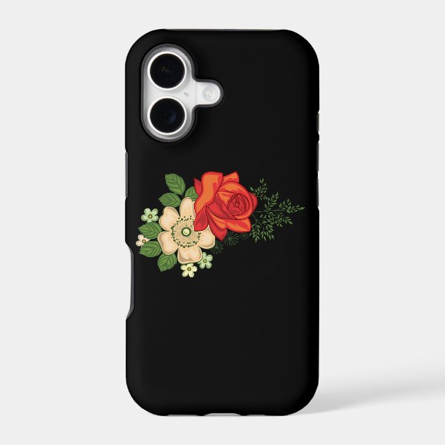 Red Rose and Daisies (Back)