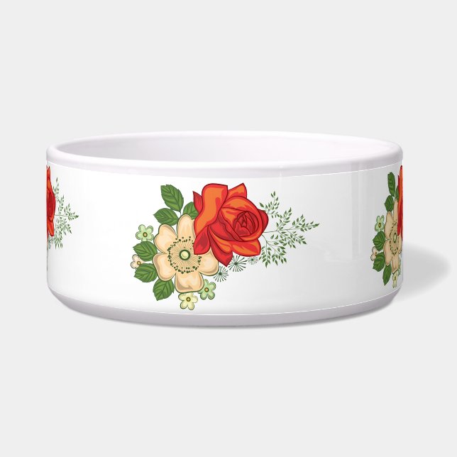 Red Rose and Daisies (Front)