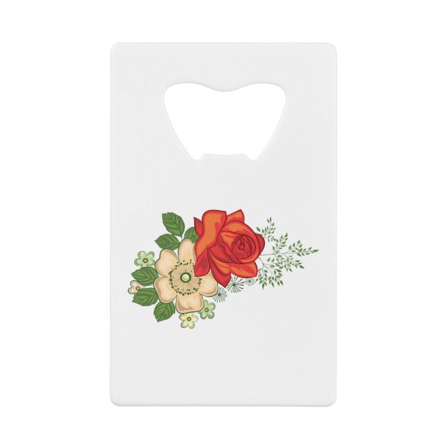 Red Rose and Daisies (Front)