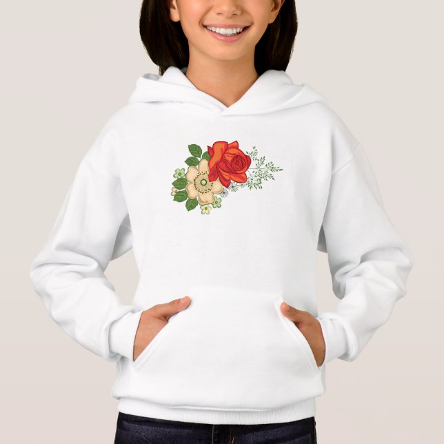 Red Rose and Daisies (Front)