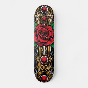 Red Rose and Rubys Skateboard