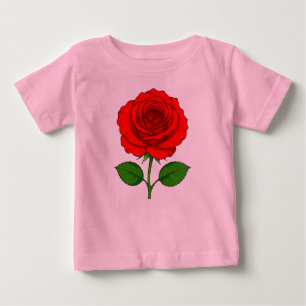 Red Rose Baby T-Shirt