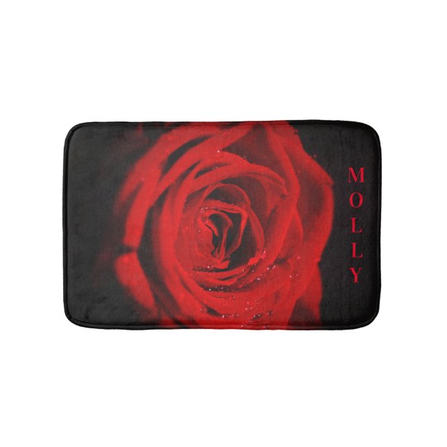 Red Rose Bath Mat (Front)