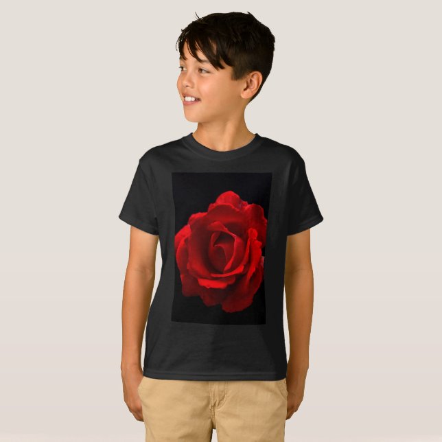 Red Rose bccna T-Shirt (Front Full)