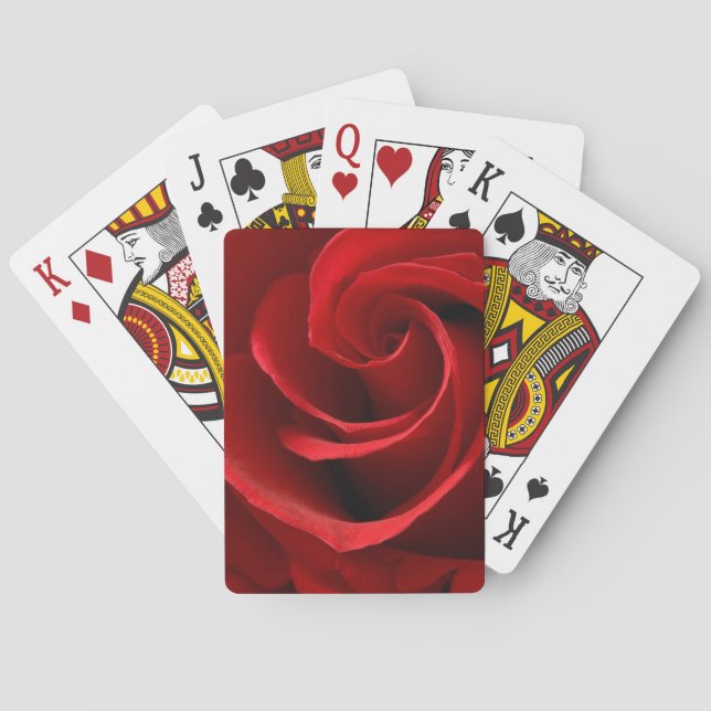 Red Rose Bicycle® Poker Playing Cards. Playing Cards (Back)